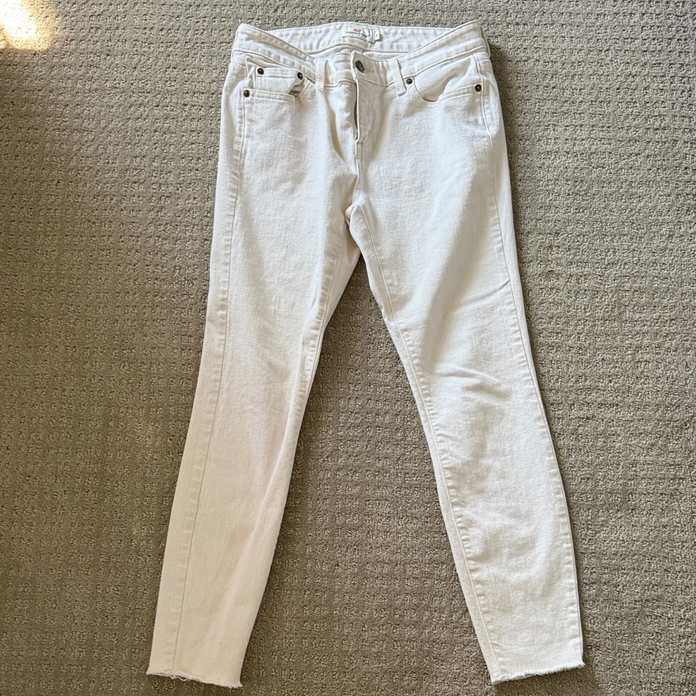Vineyard Vines Women's Cream Skinny Jeans